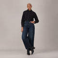 LEVI'S® WOMEN'S CINCH BAGGY JEANS - DARK INDIGO - WORN IN