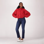 LEVI'S® WOMEN'S CURVY STRAIGHT  - DARK INDIGO - WORN IN