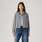 LEVI'S® WOMEN'S TINI LONG-SLEEVE UTILITY SHIRT - MULTI-COLOR