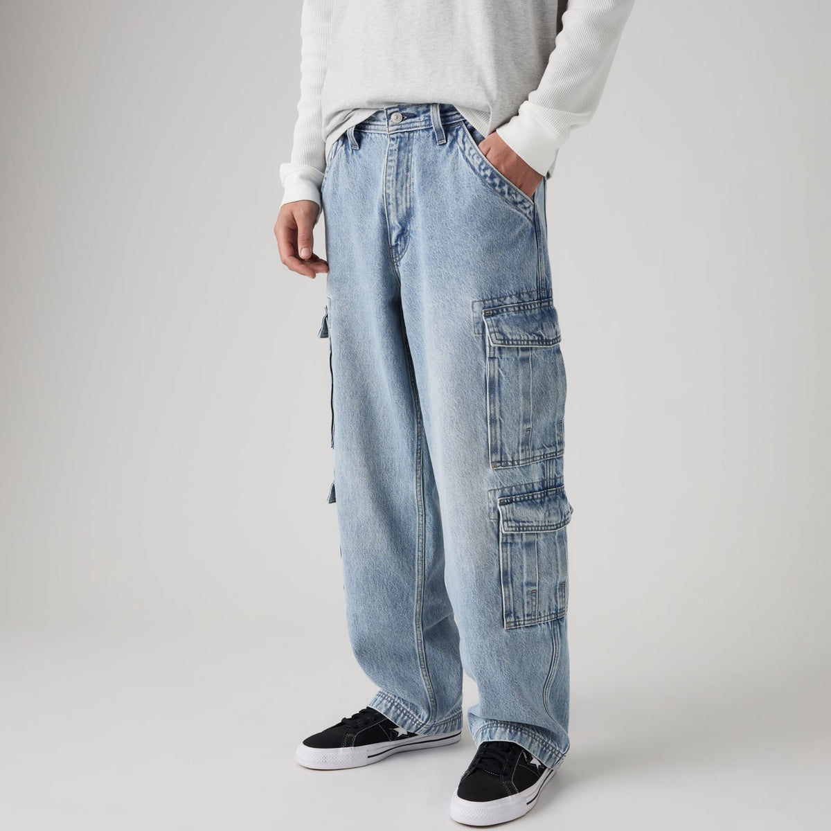 LEVI'S® MEN'S 578™ BAGGY CARGOS - LIGHT WASH
