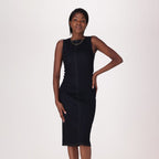 LEVI'S® WOMEN'S COLUMN MIDI DRESS - DARK WASH