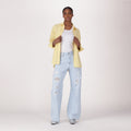 LEVI'S® WOMEN'S LOOSE BOOT JEANS - LIGHT INDIGO - WORN IN