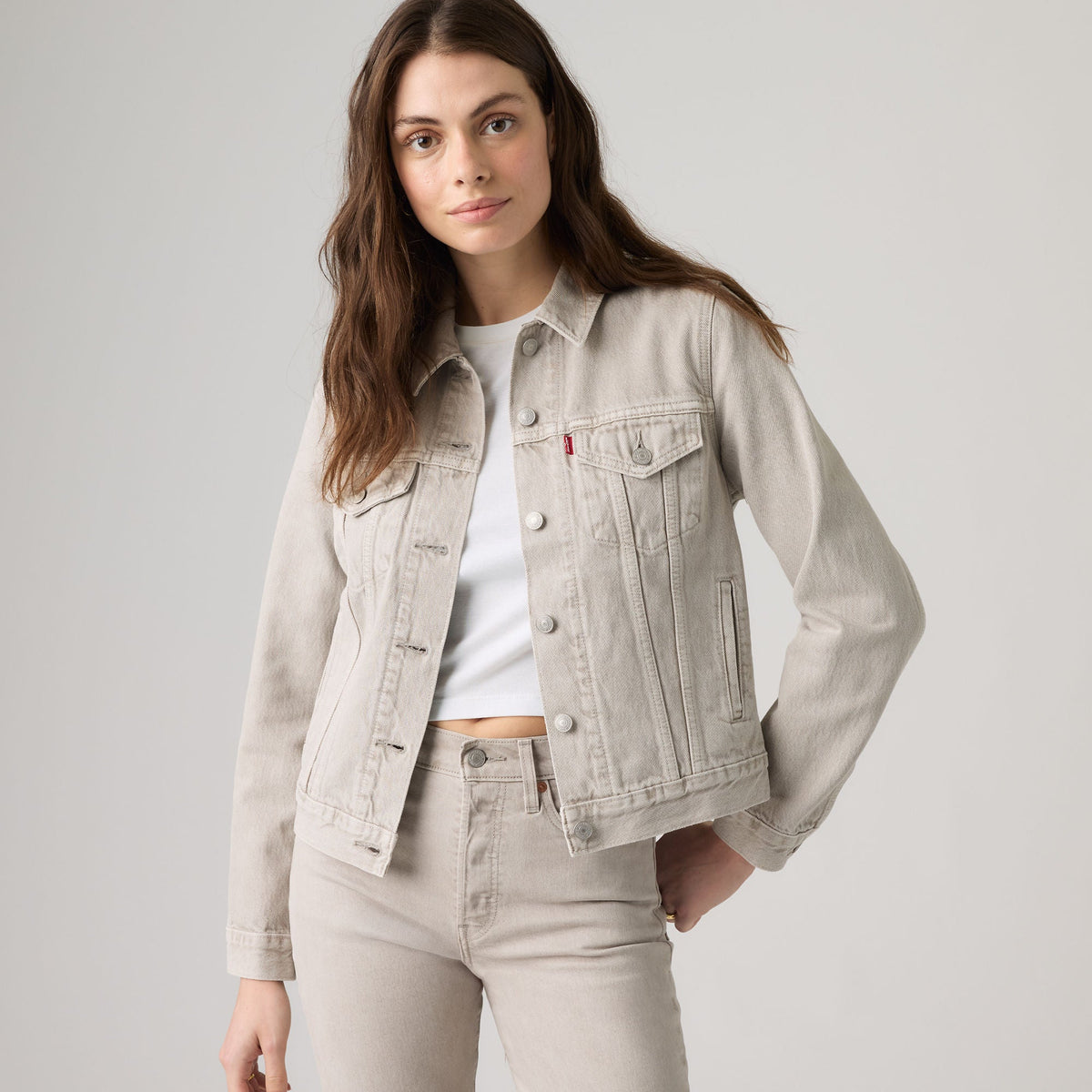 LEVI'S® WOMEN'S ORIGINAL TRUCKER JACKET - GREY