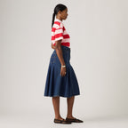 LEVI'S® WOMEN'S PLEATED MIDI SKIRT - MULTI COLOUR