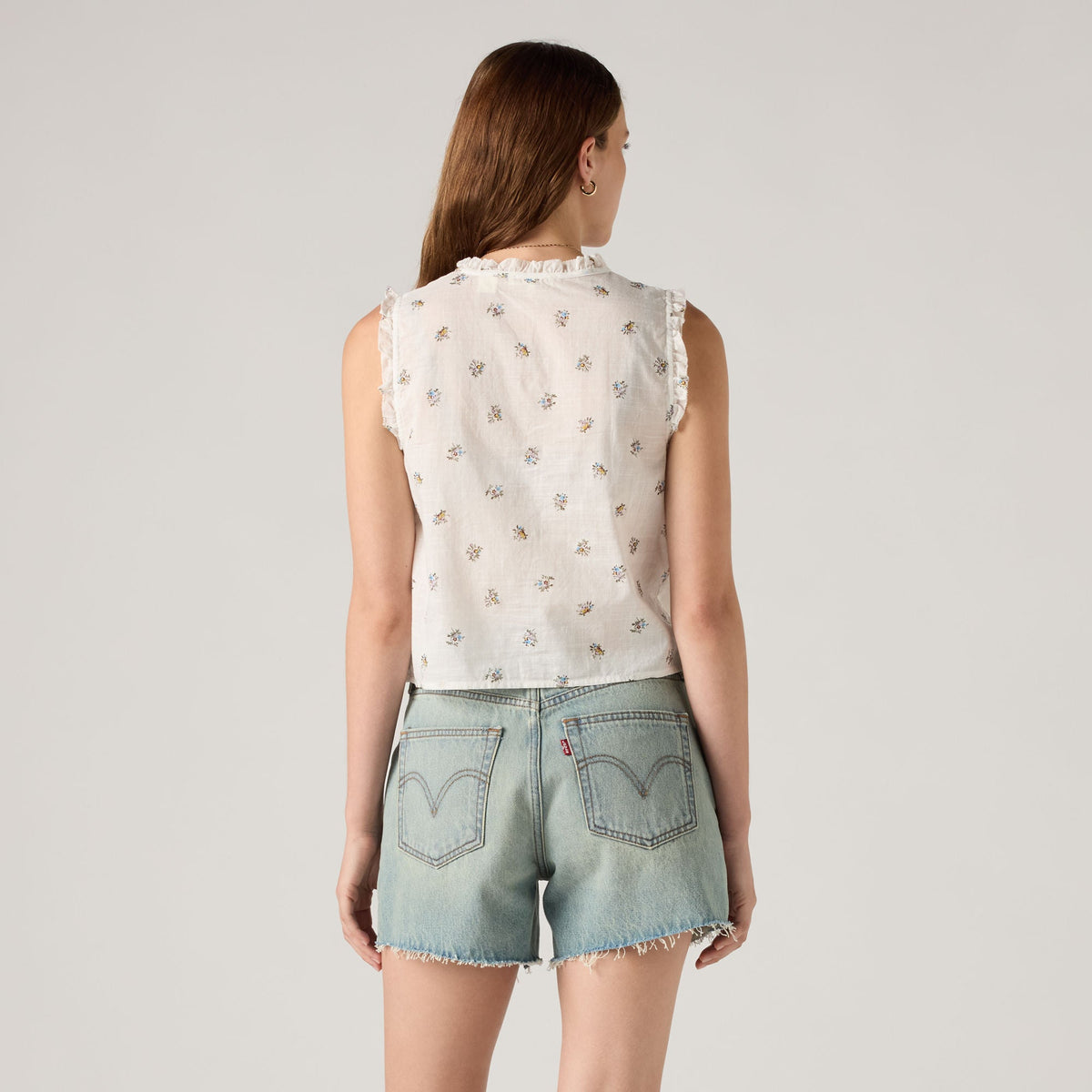 Levi's® Women's Shelby Sleeveless Slim Blouse - Multi-Color