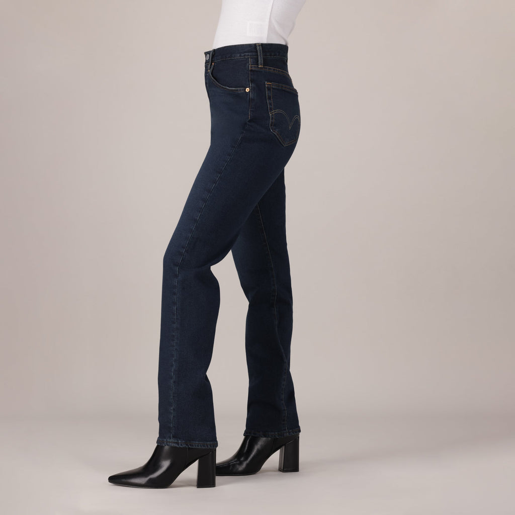 LEVI'S® WOMEN'S 501® ORIGINAL JEANS - DARK INDIGO - WORN IN
