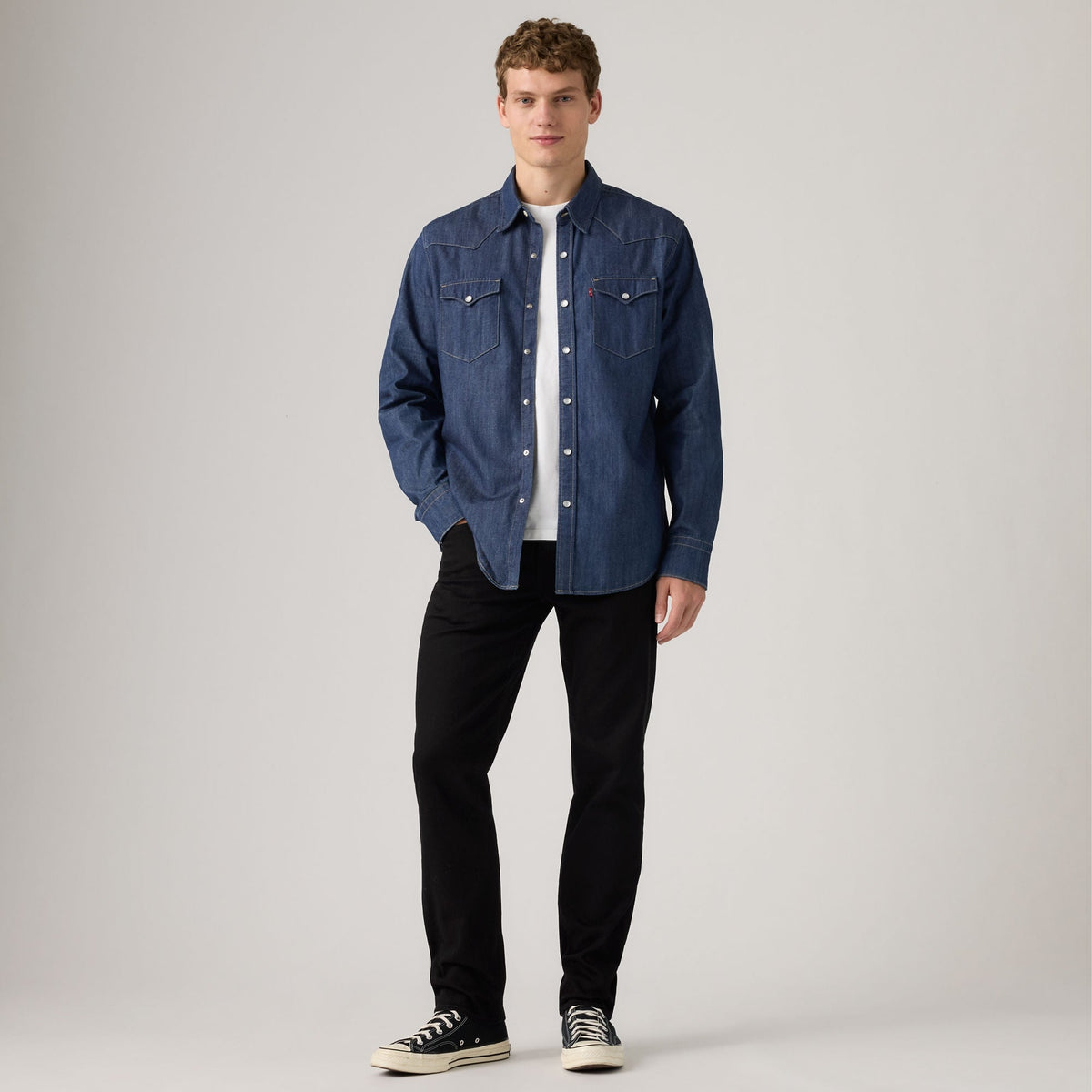 LEVI'S® MEN'S 502™ TAPER JEANS - BLACK