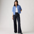 LEVI'S® WOMEN'S CINCH WIDE LEG JEANS - MED INDIGO - WORN IN