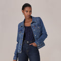Levi's® Women's Original Trucker Jacket - Med Indigo - Worn In