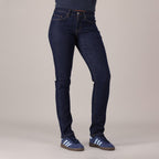 LEVI'S® WOMEN'S CURVY STRAIGHT  - DARK INDIGO - FLAT FINISH