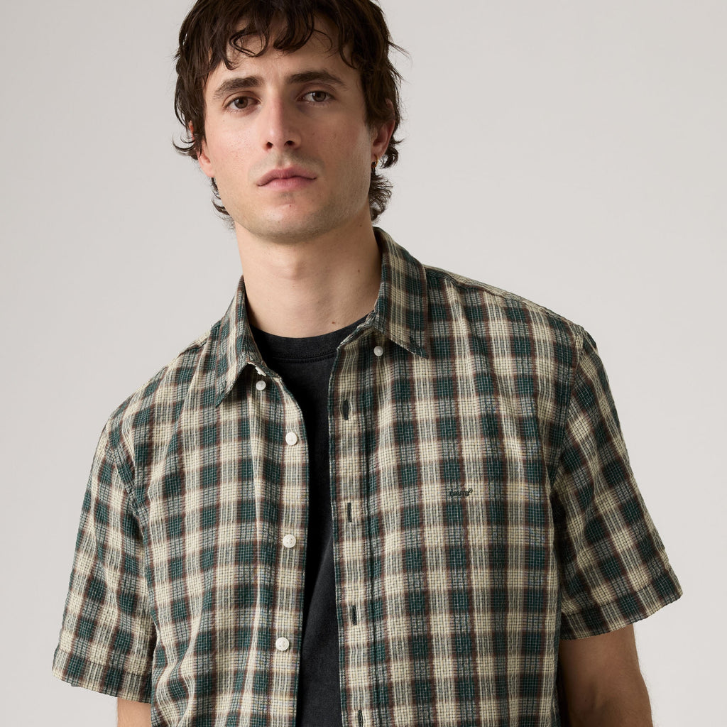 LEVI'S® MEN'S SHORT-SLEEVE AUTHENTIC BUTTON-DOWN SHIRT - MULTI-COLOR