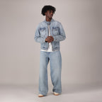 LEVI'S® MEN'S TWISTED BAGGY WIDE-LEG  JEANS - LIGHT INDIGO - WORN IN