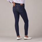 LEVI'S® WOMEN'S CURVY SUPER SKINNY  - DARK INDIGO - WORN IN