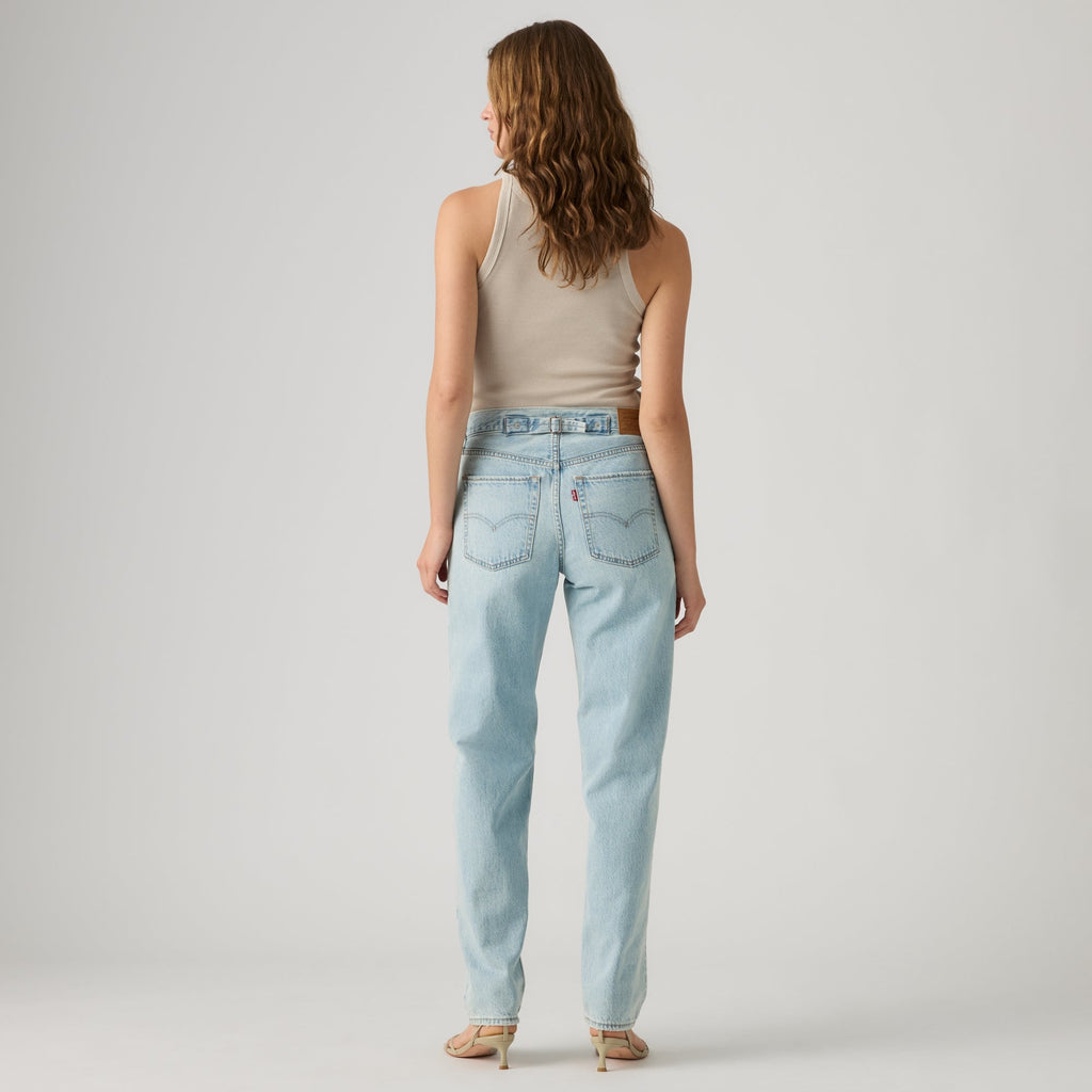 LEVI'S® WOMEN'S LOOSE TAPER JEANS - MED INDIGO - WORN IN