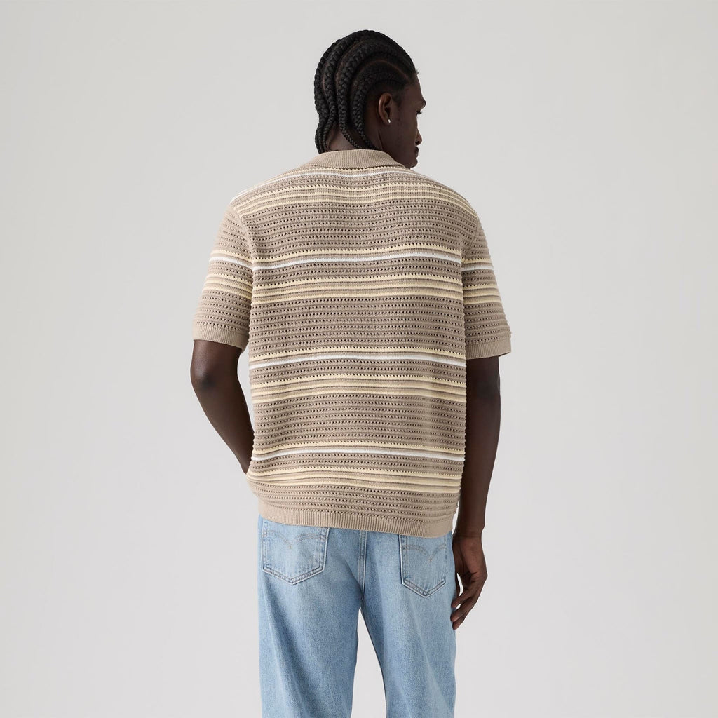 LEVI'S® MEN'S LAGUNA SWEATER POLO - NEUTRAL