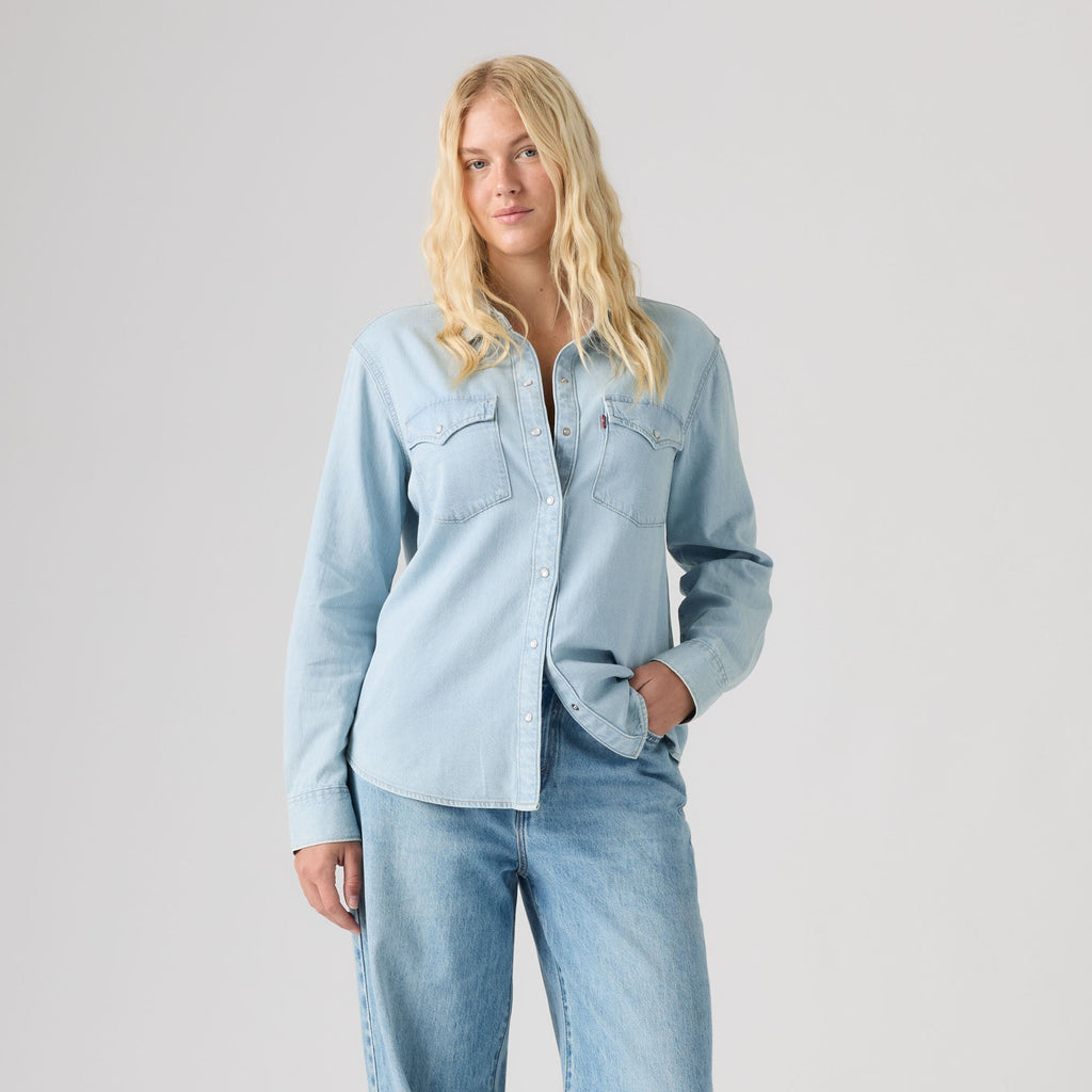 LEVI'S® WOMEN'S EVANS RELAXED WESTERN SHIRT - MULTI-COLOR