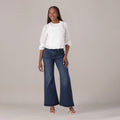 LEVI'S® WOMEN'S CINCH FLARE JEANS - DARK INDIGO - WORN IN