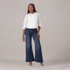 LEVI'S® WOMEN'S CINCH FLARE JEANS - DARK INDIGO - WORN IN