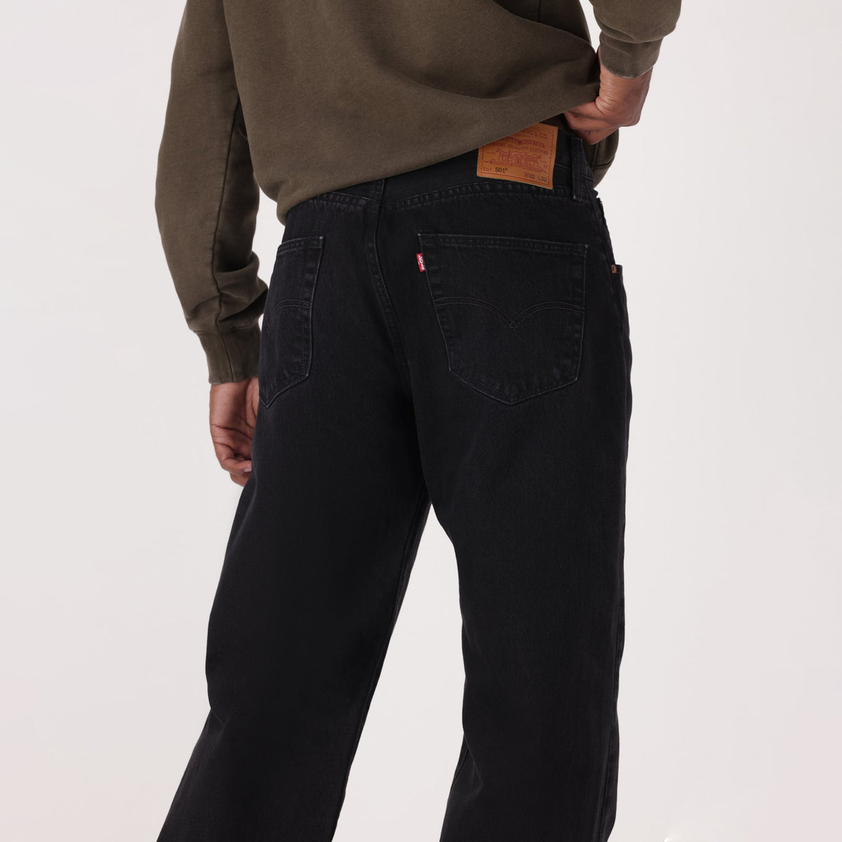 LEVI'S® MEN'S 501® LOOSE JEANS - BLACK