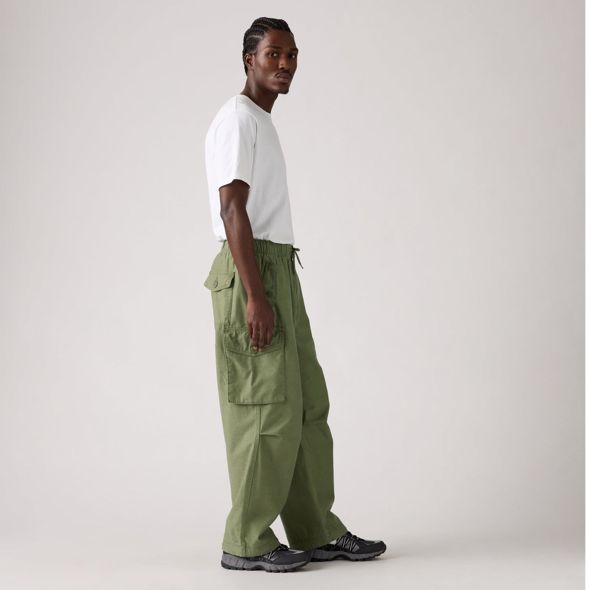 LEVI'S® MEN'S BAGGY FIELD CARGOS - GREEN