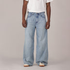 LEVI'S® MEN'S TWISTED BAGGY WIDE-LEG  JEANS - LIGHT INDIGO - WORN IN