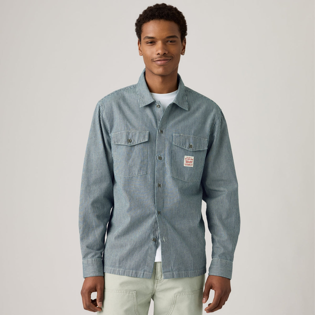 LEVI'S® MEN'S LONG-SLEEVE WORKER SHIRT - MULTI COLOUR