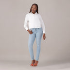 LEVI'S® WOMEN'S CURVY HIGH-RISE SUPER SKINNY  - MED INDIGO - WORN IN