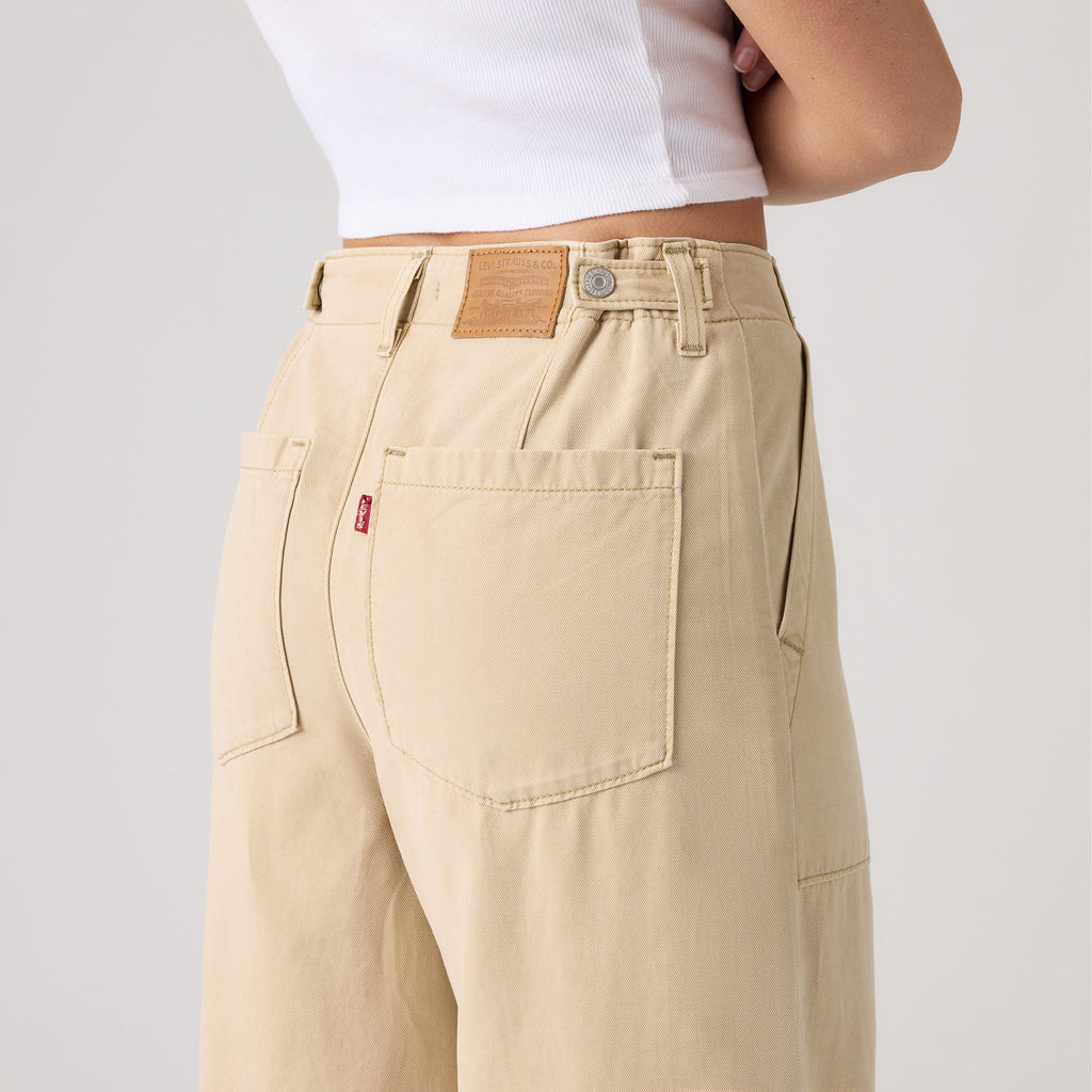 LEVI'S® WOMEN'S CINCH WIDE LEG FATIGUE PANTS - CREAM