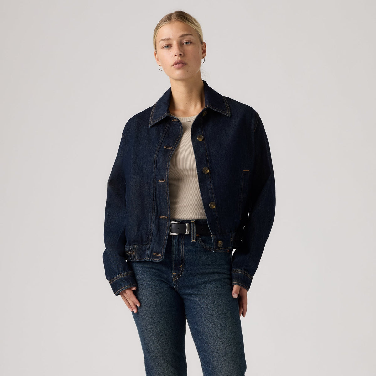 LEVI'S® WOMEN'S CHARLI WESTERN UTILITY JACKET - BLUE