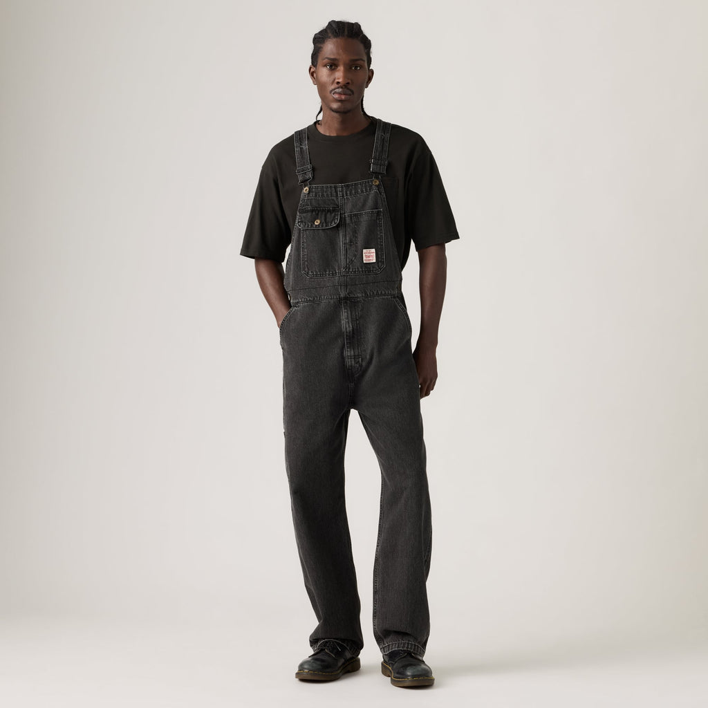 LEVI'S® MEN'S LOOSE OVERALLS - BLACK