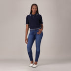 LEVI'S® WOMEN'S CURVY SUPER SKINNY  - DARK INDIGO - WORN IN
