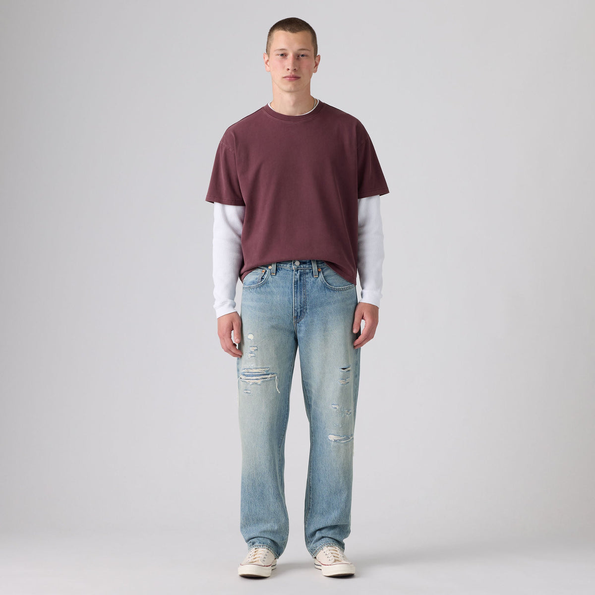 LEVI'S® MEN'S 568™ LOOSE STRAIGHT JEANS - LIGHT WASH