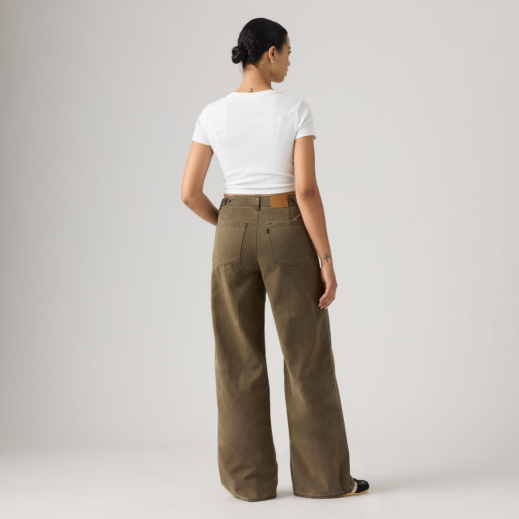 LEVI'S® WOMEN'S CINCH WIDE LEG FATIGUE PANTS - TAN