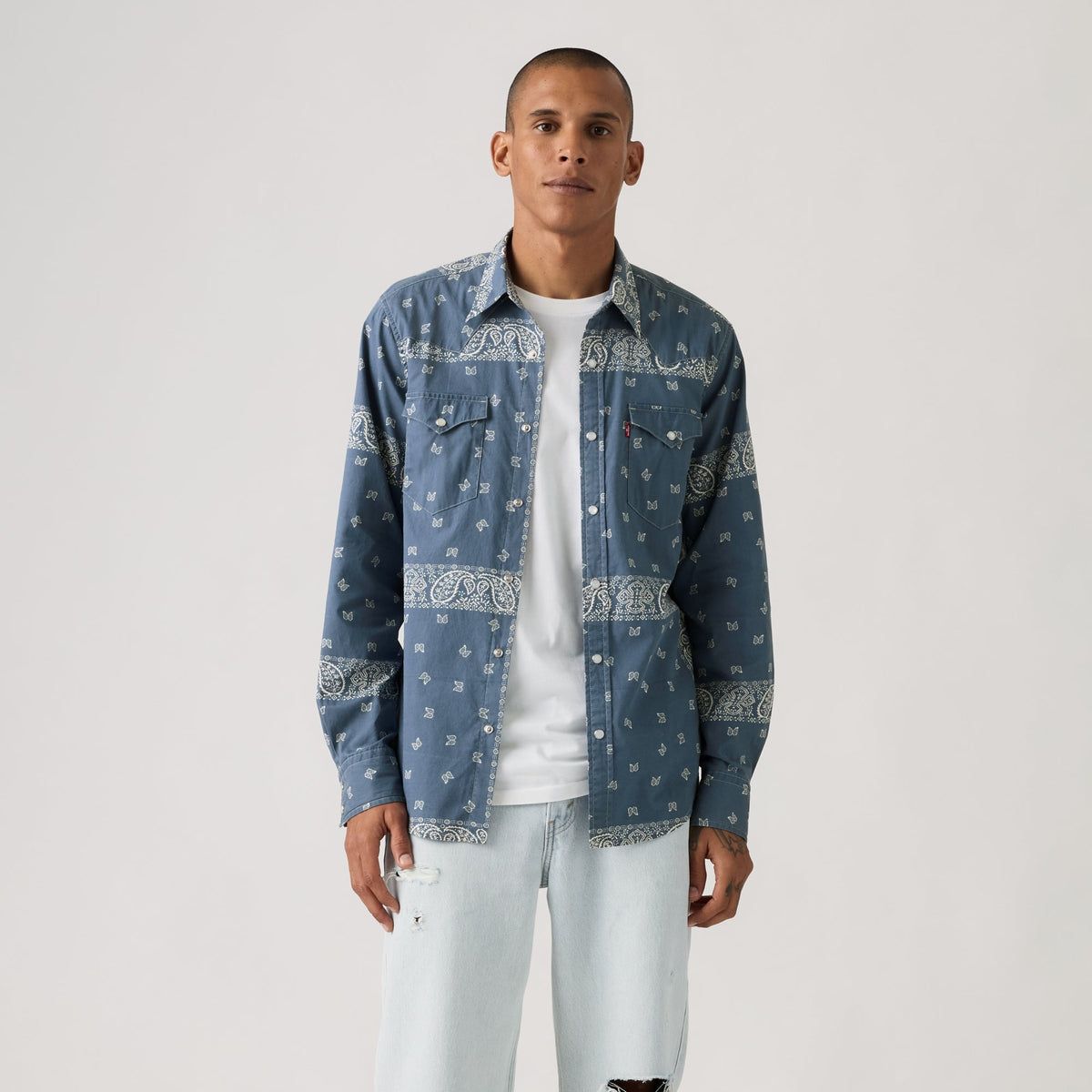 LEVI'S® MEN'S CLASSIC STANDARD FIT WESTERN SHIRT - MULTI COLOUR