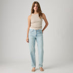 LEVI'S® WOMEN'S LOOSE TAPER JEANS - MED INDIGO - WORN IN
