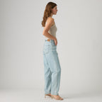 LEVI'S® WOMEN'S LOOSE TAPER JEANS - MED INDIGO - WORN IN