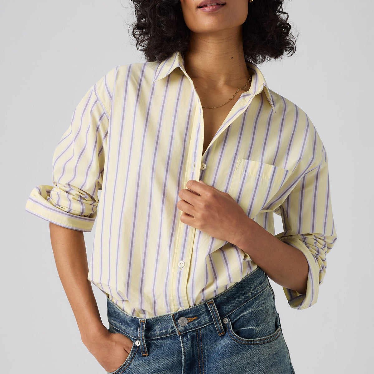 Levi's® Women's Harlie Boyfriend Shirt - Multi-Color