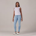 LEVI'S® WOMEN'S CURVY SUPER SKINNY  - LIGHT INDIGO - WORN IN