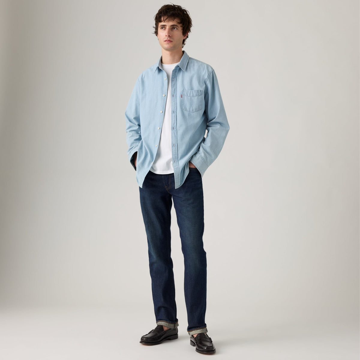 LEVI'S® MEN'S 511™ SLIM JEANS - DARK INDIGO  WORN IN