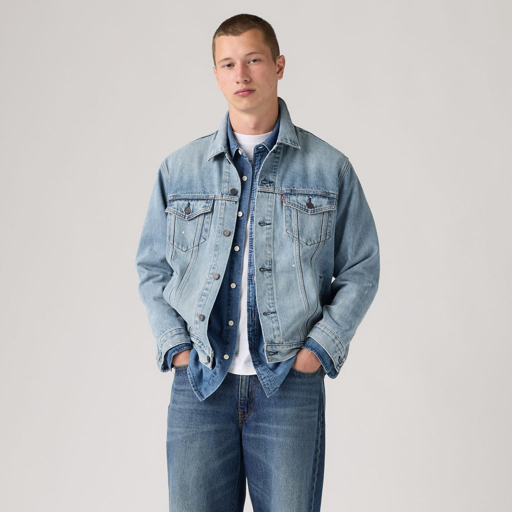 LEVI'S® MEN'S RELAXED TRUCKER JACKET - MULTI-COLOR