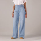 LEVI'S® WOMEN'S CINCH BAGGY JEANS - LIGHT INDIGO - WORN IN
