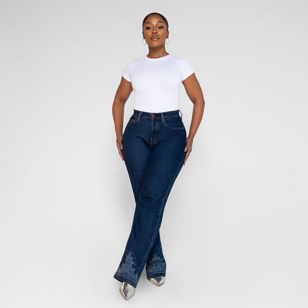 LEVI'S® WOMEN'S LIMITED EDITION 501® CURVE JEANS  - DARK INDIGO - FLAT FINISH