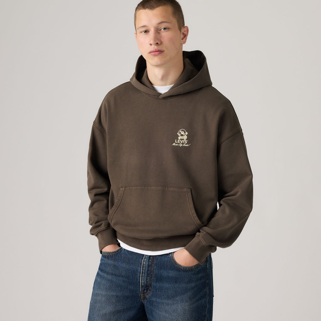 LEVI'S® MEN'S TWO HORSE CROPPED HOODIE - MULTI-COLOR