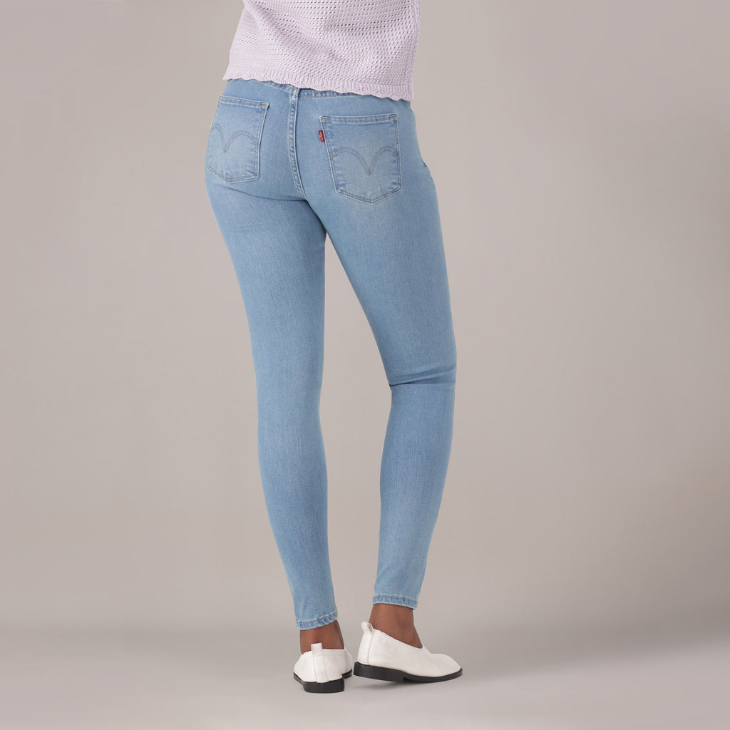 LEVI'S® WOMEN'S CURVY SUPER SKINNY  - LIGHT INDIGO - WORN IN