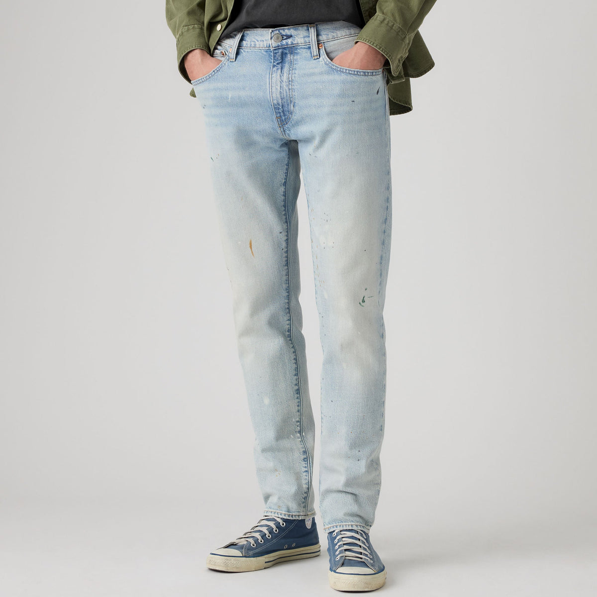 LEVI'S® MEN'S 512™ SLIM TAPER JEANS - LIGHT INDIGO - WORN IN