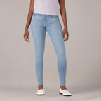 LEVI'S® WOMEN'S CURVY SUPER SKINNY  - LIGHT INDIGO - WORN IN