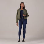LEVI'S® WOMEN'S CURVY HIGH-RISE SUPER SKINNY  - DARK INDIGO - WORN IN
