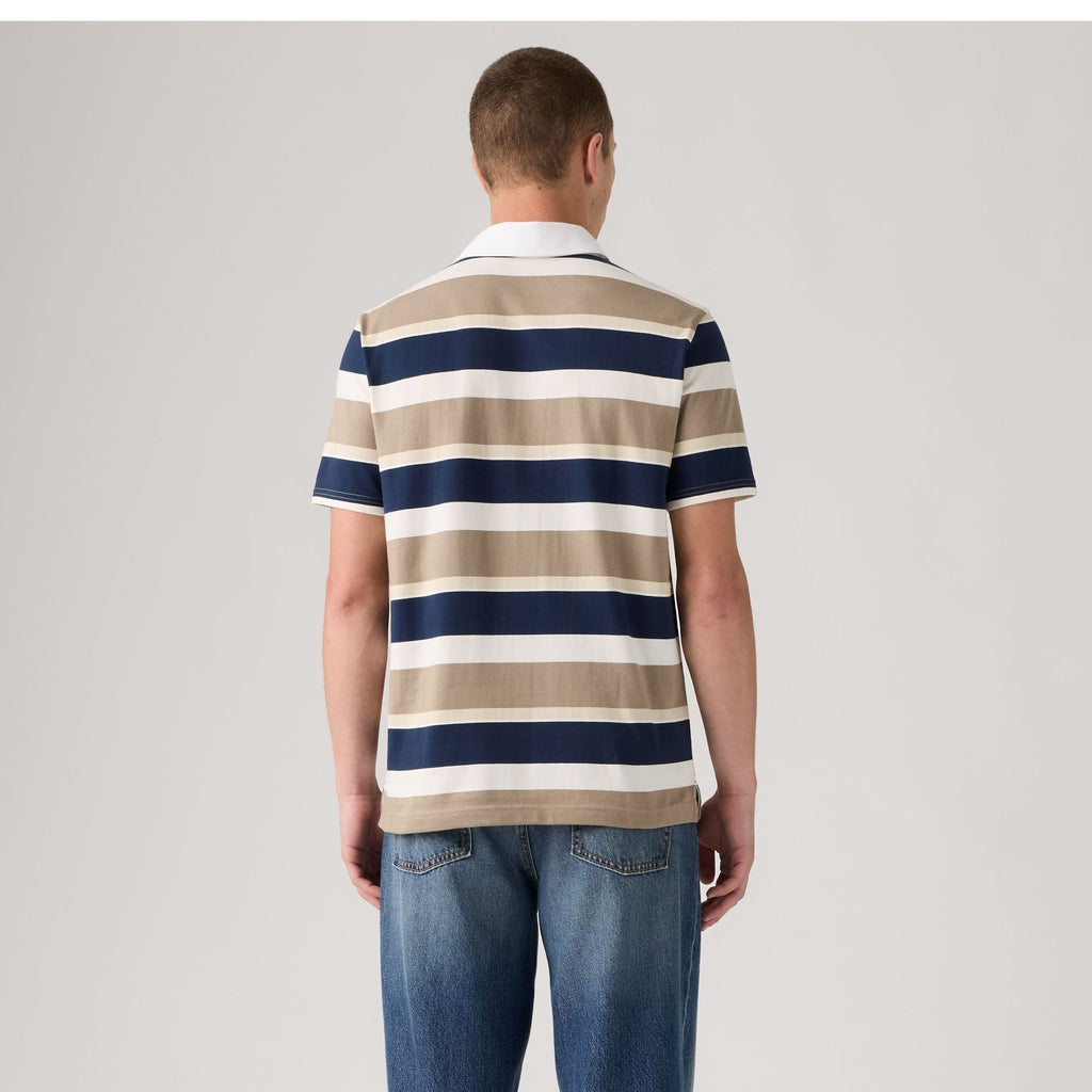 LEVI'S® MEN'S CLASSIC SHORT-SLEEVE RUGBY SHIRT - MULTI-COLOR