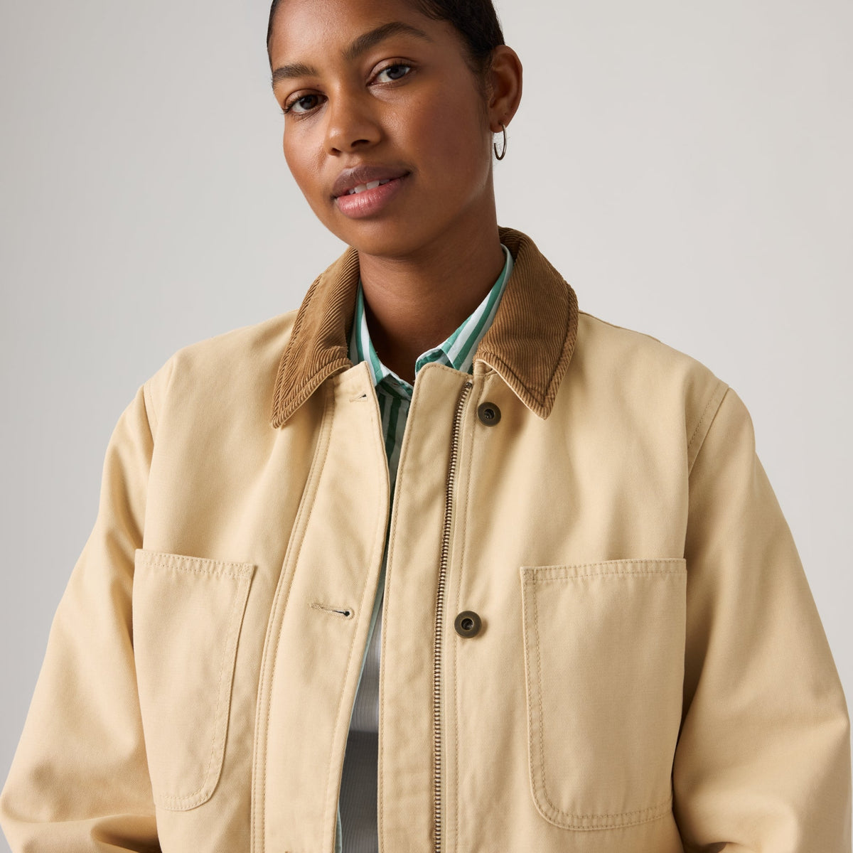 LEVI'S® WOMEN'S BREE BARN JACKET - GREY