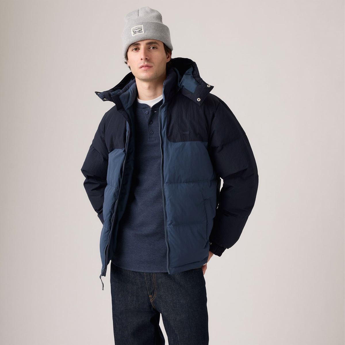 LEVI'S® MEN'S ROCKRIDGE SHORT PUFFER - MULTI COLOUR